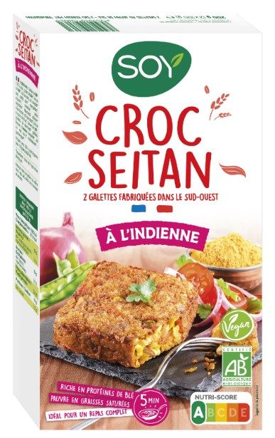 Croc’ seitan indienne Soy : photo du produit rappelé le 22/06/2021