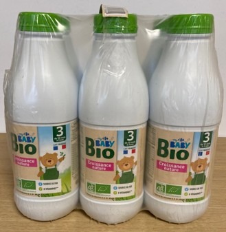 Croissance nature my baby bio Carrefour : photo du produit rappelé le 16/10/2026