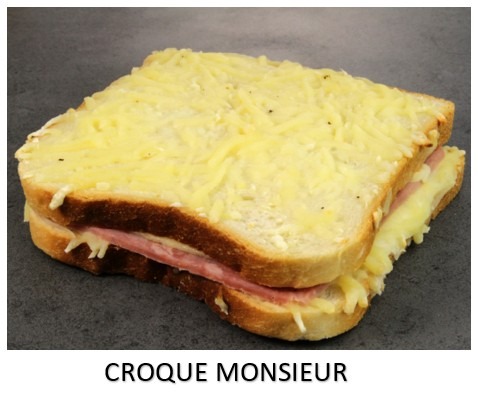 Croque monsieur et croissant jambon emmental Kirn : photo du produit rappelé le 01/08/2025