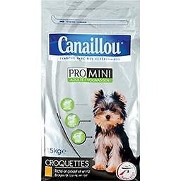 Croquette chien pro mini adulte Canaillou : photo du produit rappelé le 27/12/2024