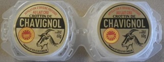 Crottin de chavignol AOP : photo du produit rappelé le 28/06/2024