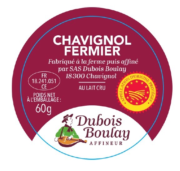 Crottin de chavignol fermier Dubois-Boulay : photo du produit rappelé le 13/08/2025