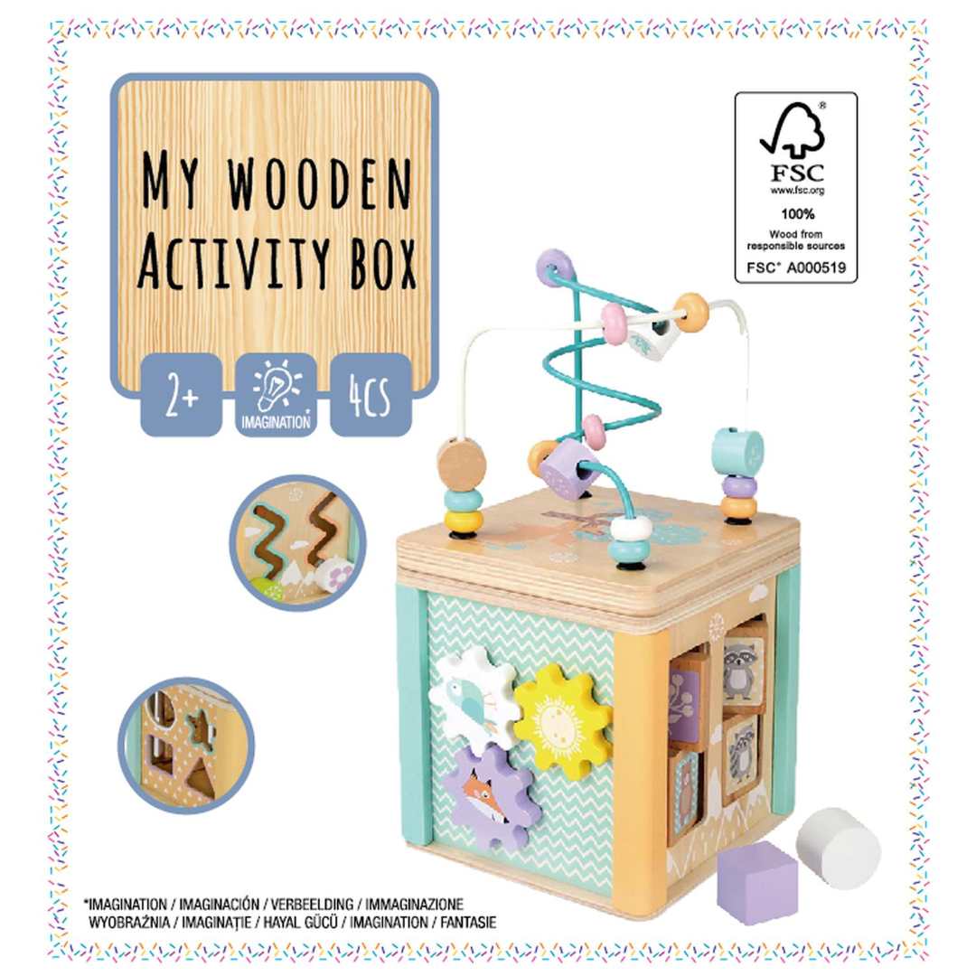 Cube d'activités en bois My Wooden : photo du produit rappelé le 08/12/2022