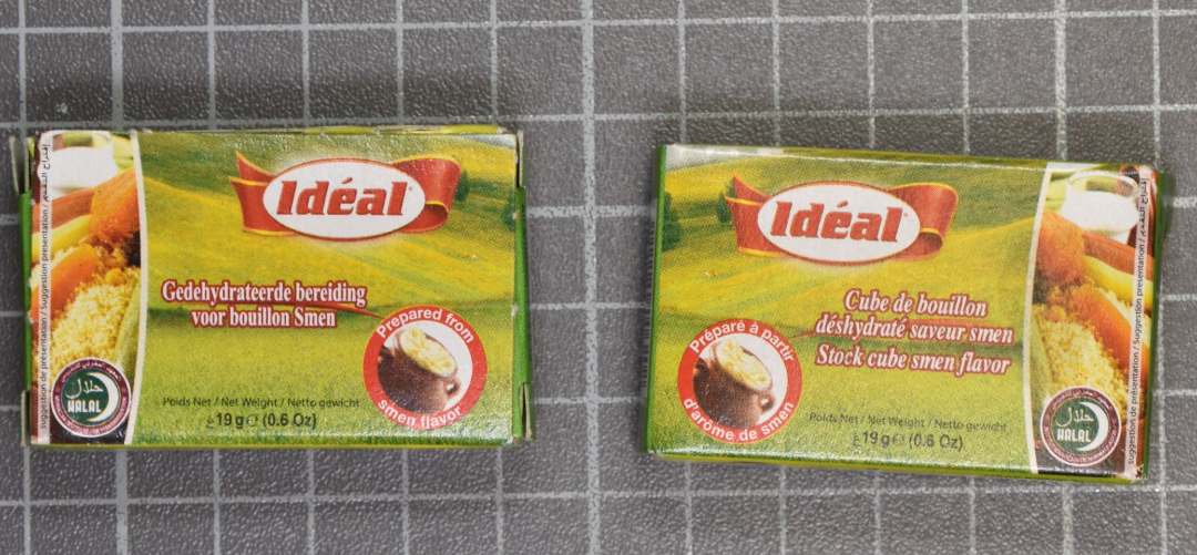 Cube de bouillon déshydraté saveur smen Idéal : photo du produit rappelé le 11/08/2023