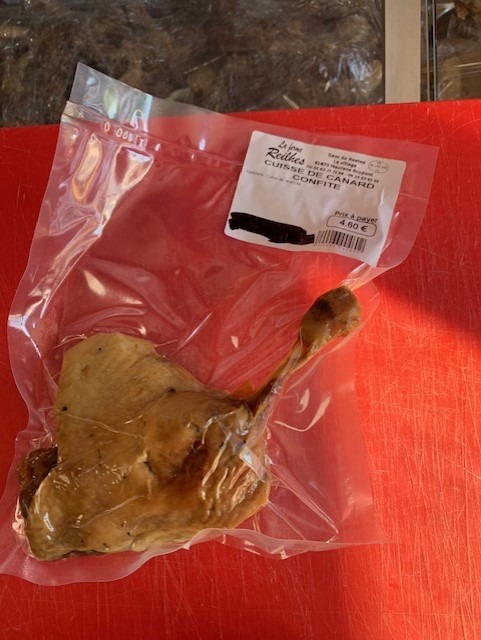 Cuisse de canard confite La Ferme Reilhes : photo du produit rappelé le 15/04/2024