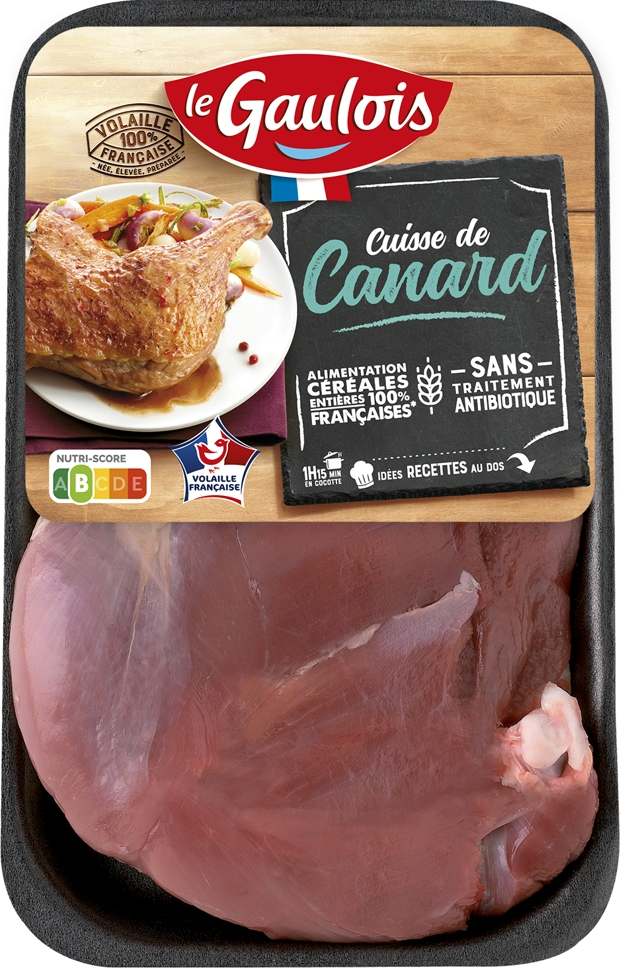 Cuisse de canard Le Gaulois : photo du produit rappelé le 03/11/2023
