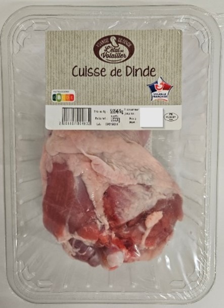 Cuisse de dinde Etal du Volailler : photo du produit rappelé le 10/11/2023