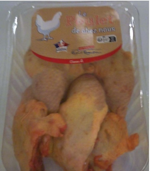 Cuisse de poulet jaune avec portion de dos Le Poulet : photo 3 sur 3 du produit rappelé le 05/06/2024