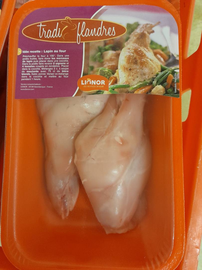Cuisse lapin s/atm : photo 2 sur 3 du produit rappelé le 19/12/2023