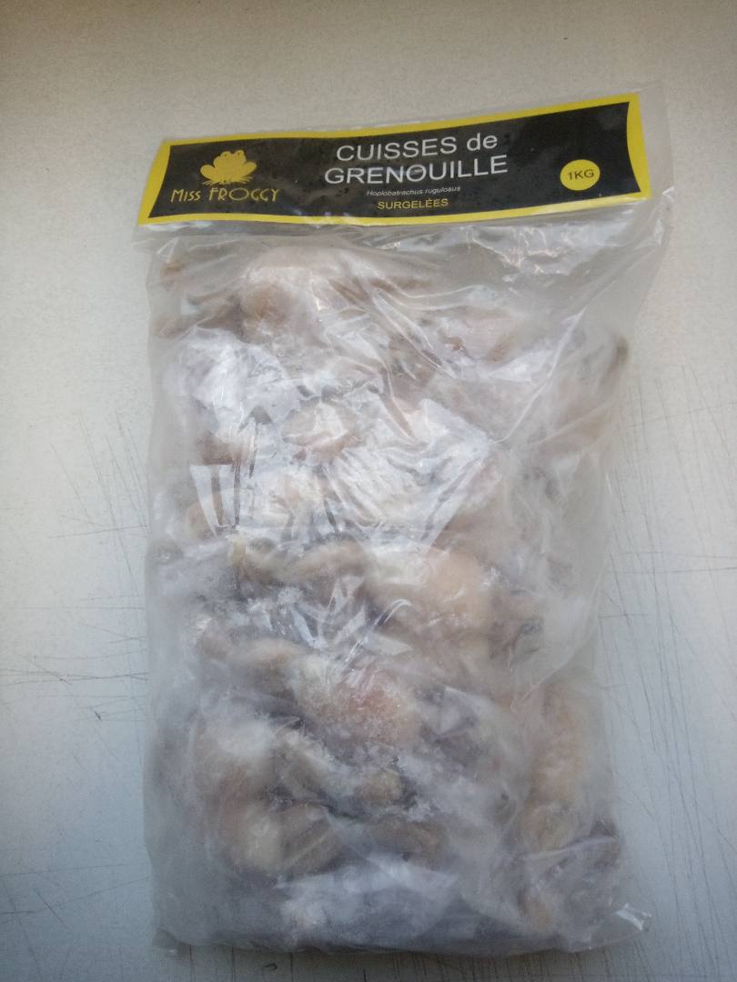 Cuisses de grenouille congelees Miss Froggy : photo du produit rappelé le 27/11/2023
