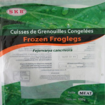 Cuisses de grenouille congelees SKB : photo du produit rappelé le 25/04/2024