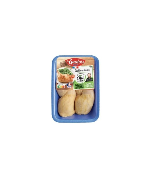Cuisses de poulet 1 kg Le Gaulois : photo du produit rappelé le 04/08/2023