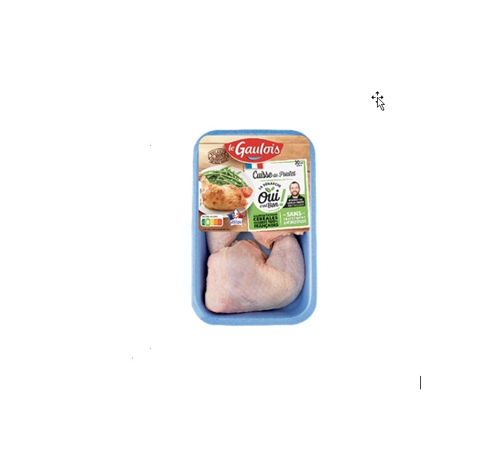 Cuisses de poulet 500g Le Gaulois : photo du produit rappelé le 06/09/2023