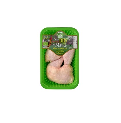 Cuisses de poulet bio BIO Maine : photo du produit rappelé le 02/08/2023