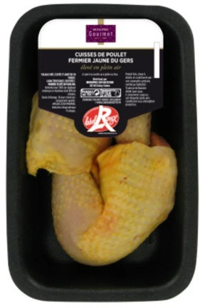 Cuisses de poulet jaune fermier du gers x2 Monoprix Gourmet : photo du produit rappelé le 15/11/2024