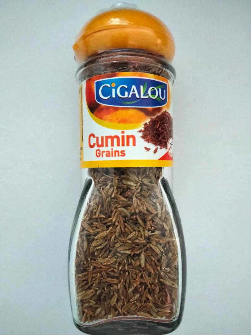 Cumin grains - cigalou - 40 g : photo du produit rappelé le 19/01/2023