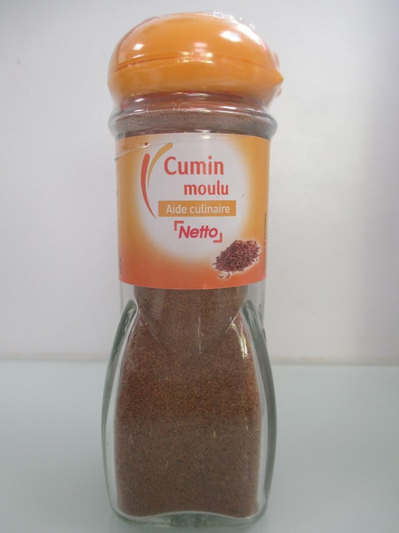 Cumin moulu+ Netto - 40g : photo du produit rappelé le 30/12/2022