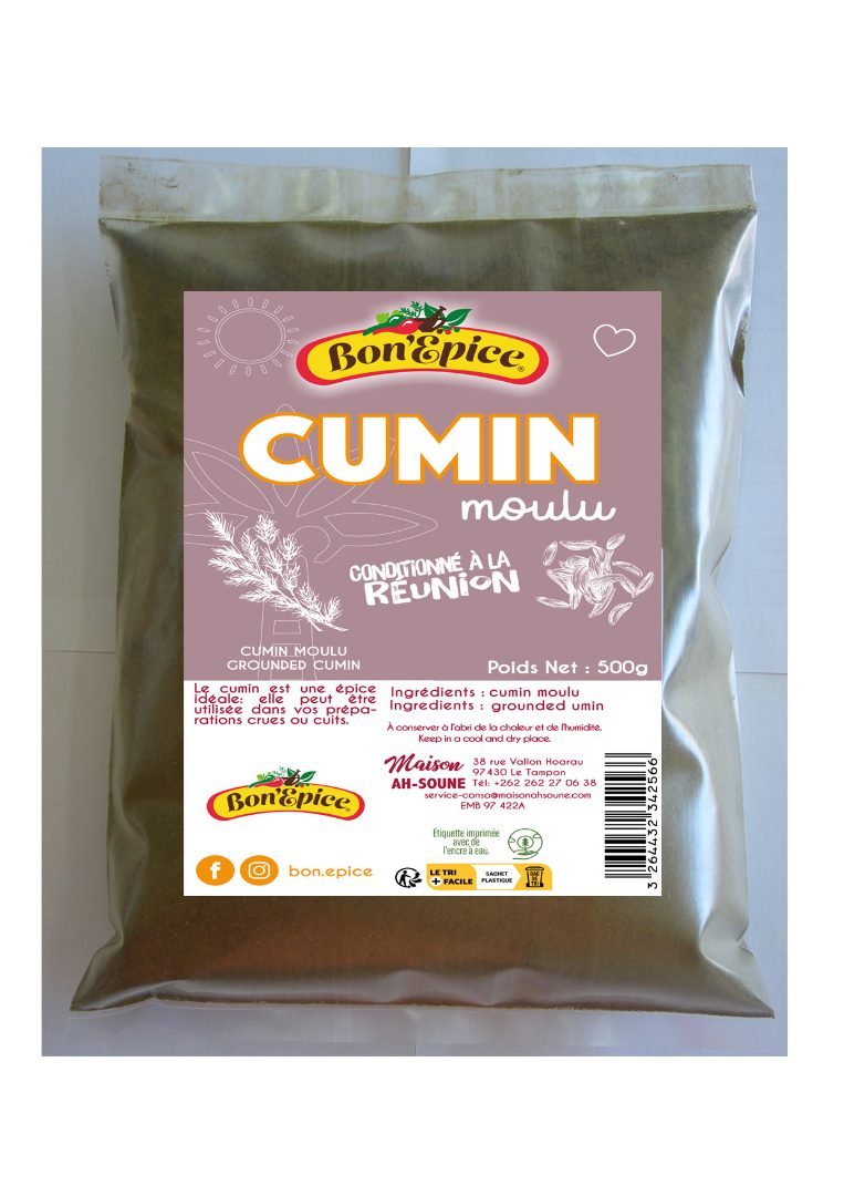 Cumin moulu sachet 500 g Bon'epice : photo du produit rappelé le 30/10/2025