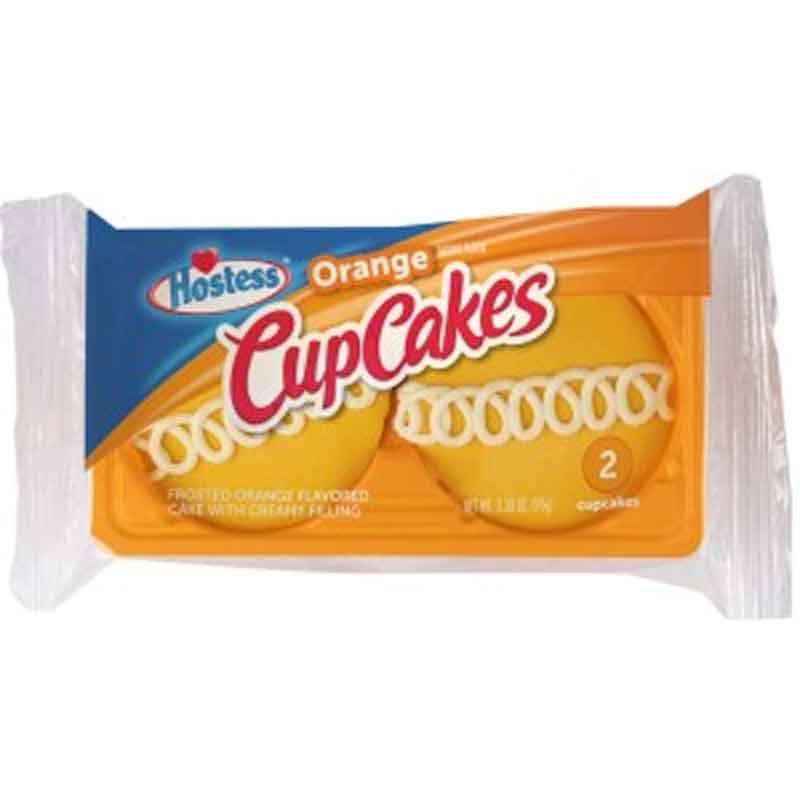 Cupcake orange Hostess : photo du produit rappelé le 19/07/2022