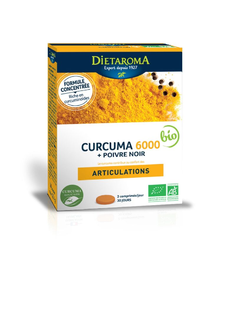 Curcuma 6000 + poivre noir Dietaroma : photo du produit rappelé le 02/07/2021
