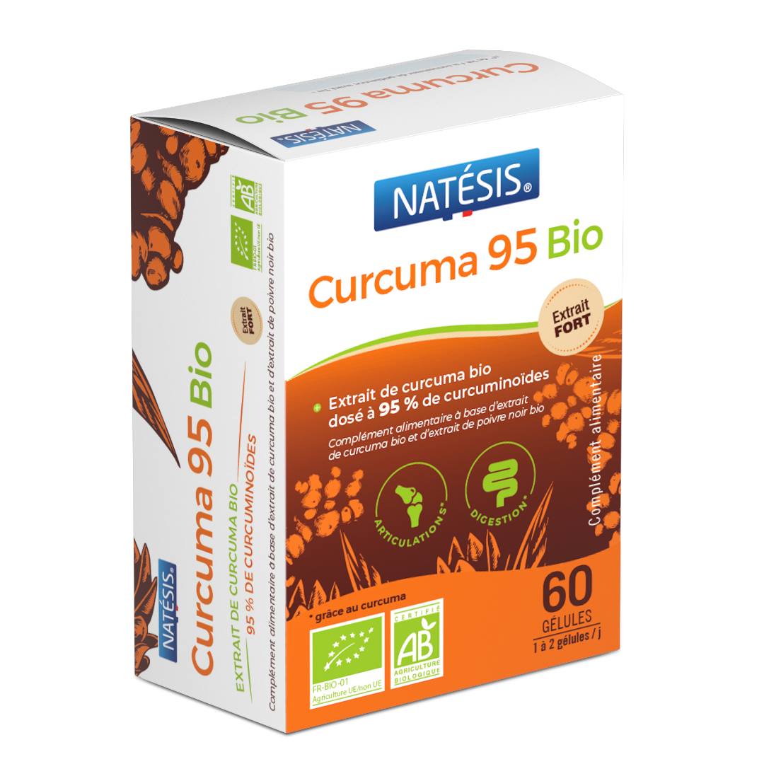 Curcuma 95 bio Natesis : photo du produit rappelé le 23/09/2021