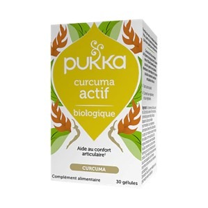 Curcuma actif biologique (30 gélules) Pukka : photo du produit rappelé le 13/08/2021