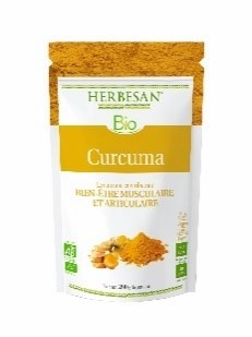 Curcuma bio 200g Herbesan : photo du produit rappelé le 07/10/2021