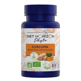 Curcuma bio 30 comprimés Diet Horizon : photo du produit rappelé le 07/06/2021
