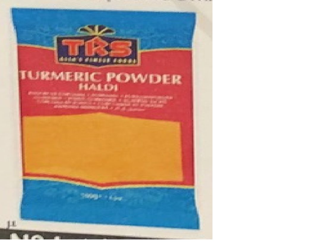 Curcuma en poudre TSR Tumeric Powder Haldi : photo du produit rappelé le 23/11/2023