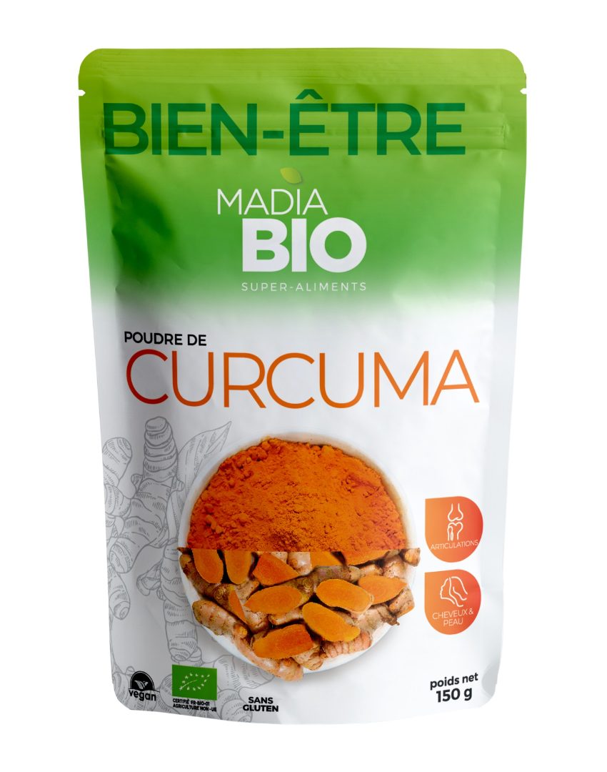 Curcuma Madia BIO : photo du produit rappelé le 14/04/2021