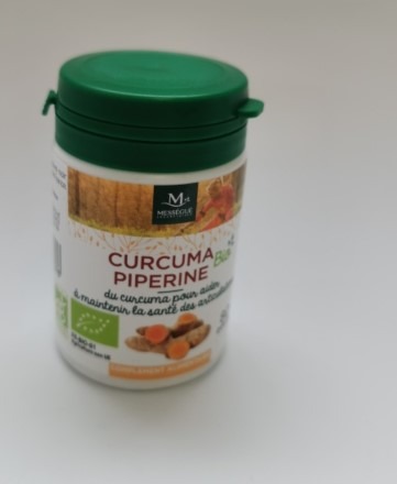 Curcuma piperine bio Laboratoires Messségué : photo du produit rappelé le 18/06/2021