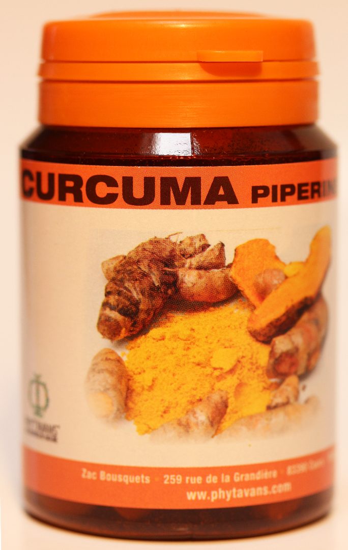 Curcuma piperine bio Phyt'avans : photo du produit rappelé le 13/08/2021