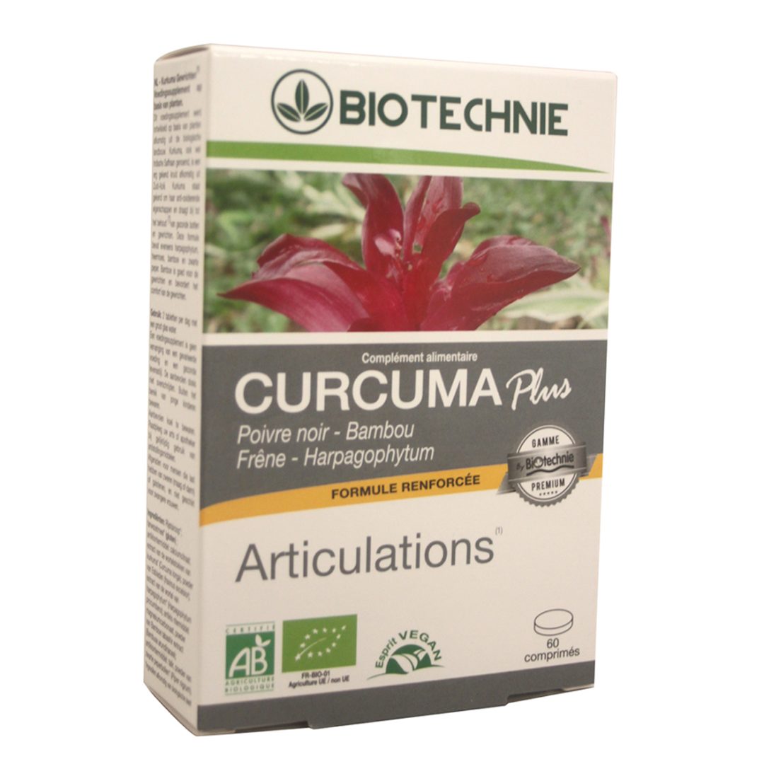 Curcuma plus articulations Biotechnie : photo du produit rappelé le 03/06/2021