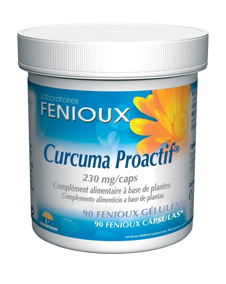 Curcuma proactif Laboratoires Fenioux : photo du produit rappelé le 13/04/2022