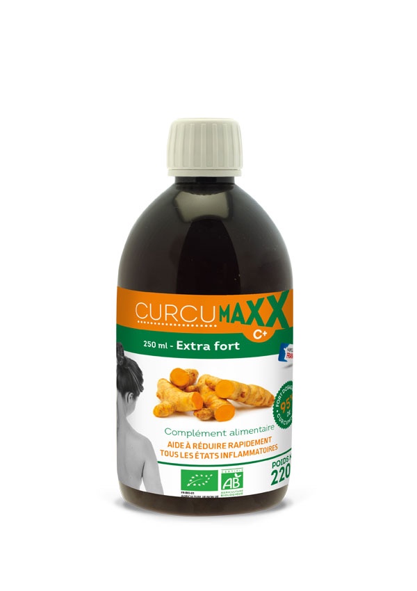 Curcumaxx c+ extra fort liquide : photo du produit rappelé le 28/09/2021