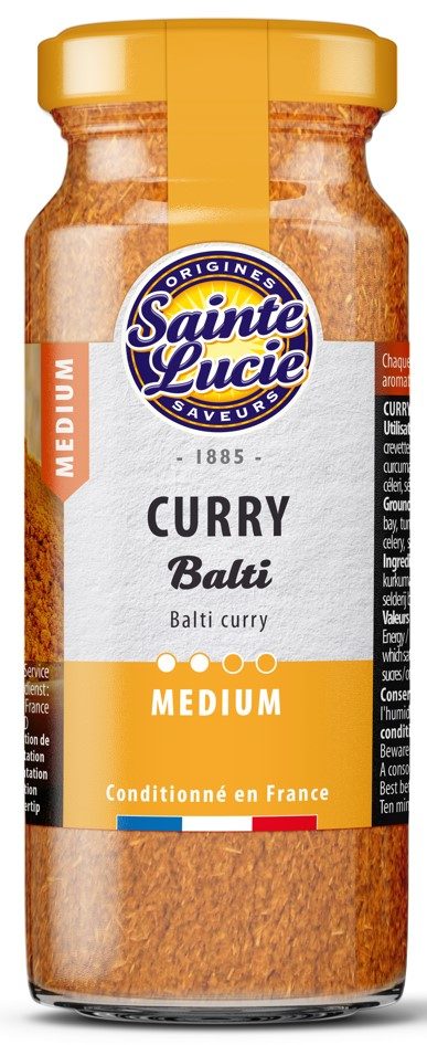 Curry balti Sainte Lucie : photo du produit rappelé le 05/12/2022