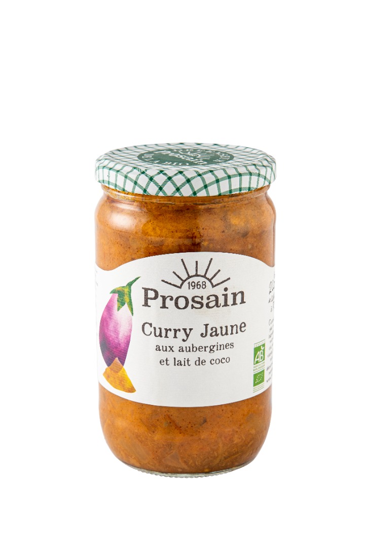 Curry jaune aux aubergines et lait de coco Prosain : photo du produit rappelé le 06/03/2026