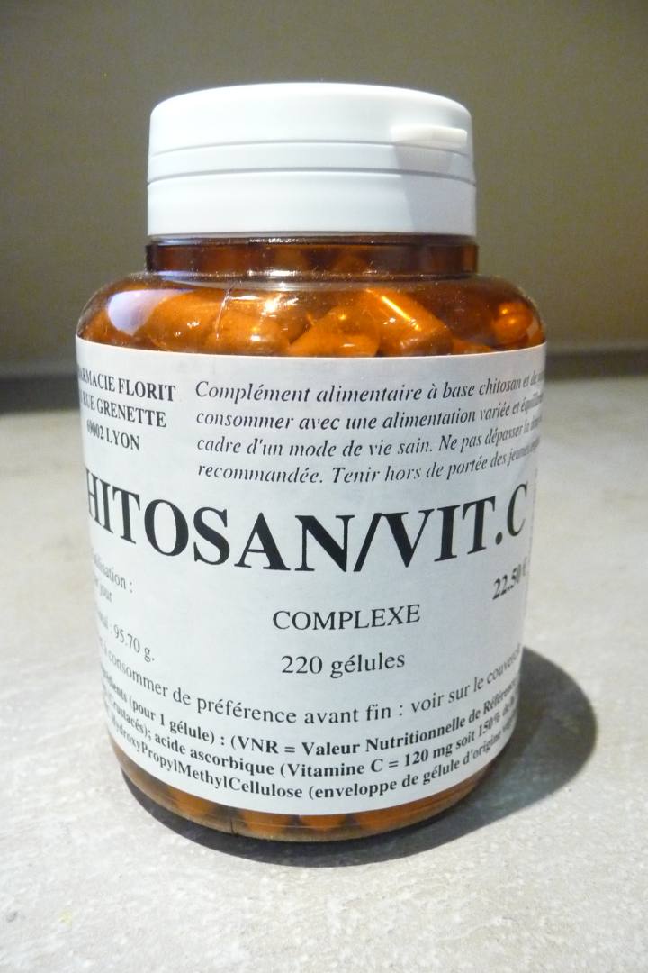 Cx chitosan-vitamine Pharmacie Florit Lafayette : photo 2 sur 2 du produit rappelé le 23/09/2021