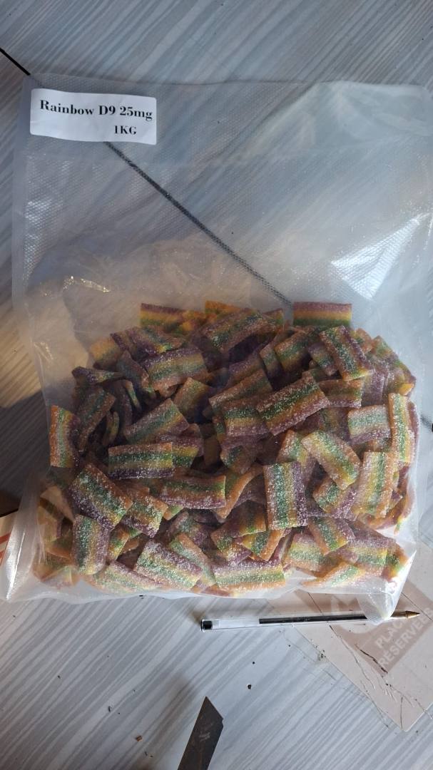 D9 gummies Jerycan : photo du produit rappelé le 10/12/2024