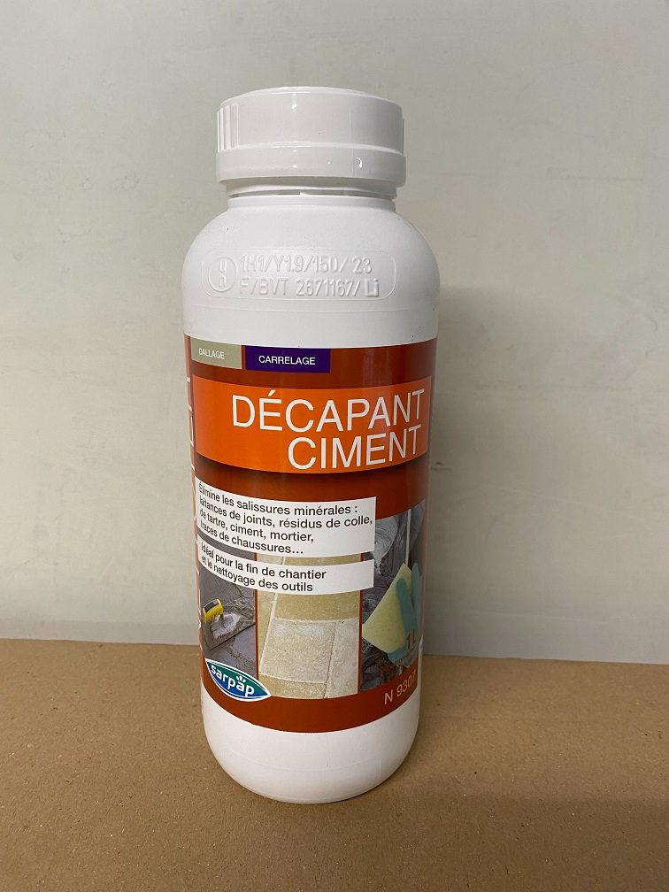 Decapant ciment Sarpap : photo du produit rappelé le 16/11/2023