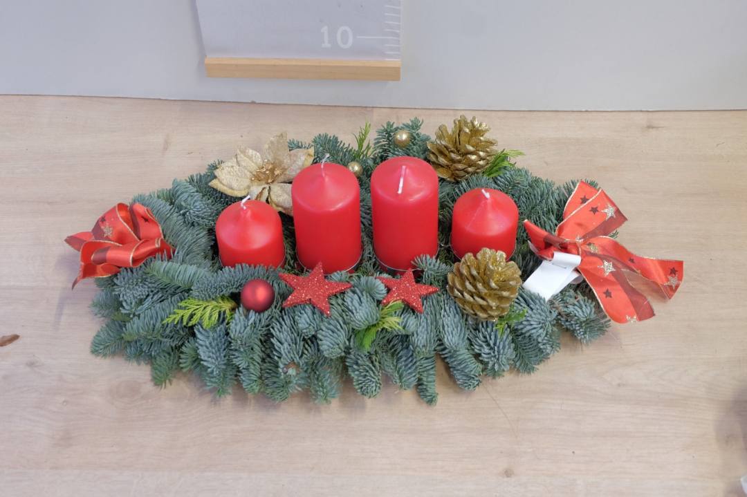 Décoration de noël et couronnes de l'avent : photo du produit rappelé le 29/12/2022