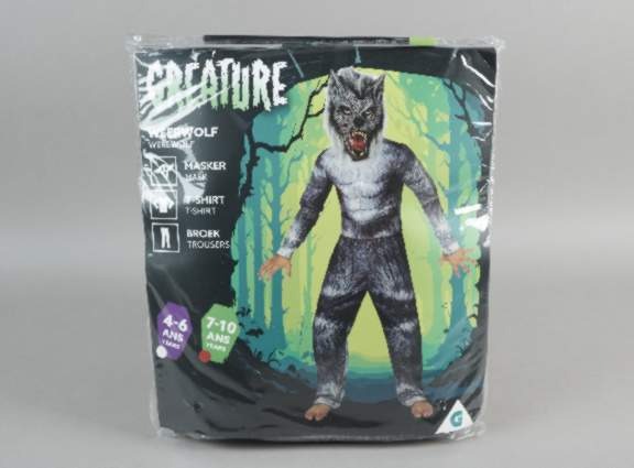 Deguisement loup garou Marque G : photo du produit rappelé le 21/11/2025