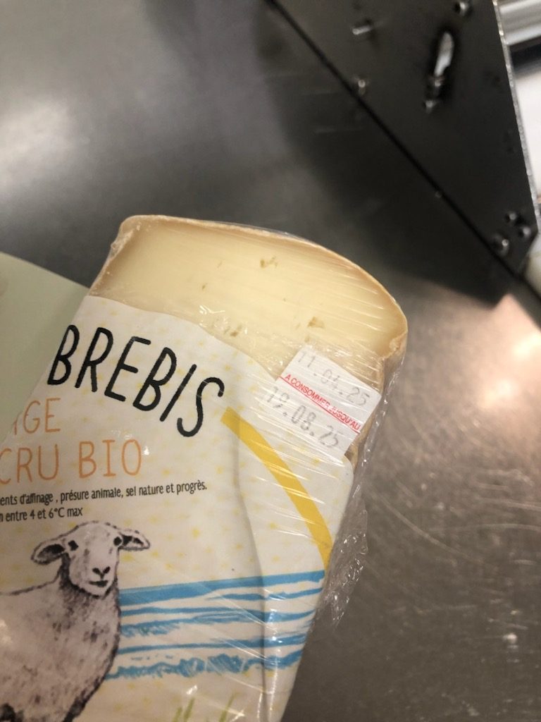 Délice de brebis au lait cru Bergerie du Brandais : photo du produit rappelé le 23/07/2025