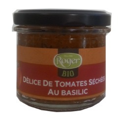 Délice de tomates séchées au basilic 100g Les Biscottes Roger : photo du produit rappelé le 08/11/2024