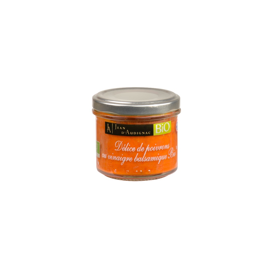 Delice poivrons vinaigre balsamique 90g Jean d'Audignac : photo du produit rappelé le 14/11/2024
