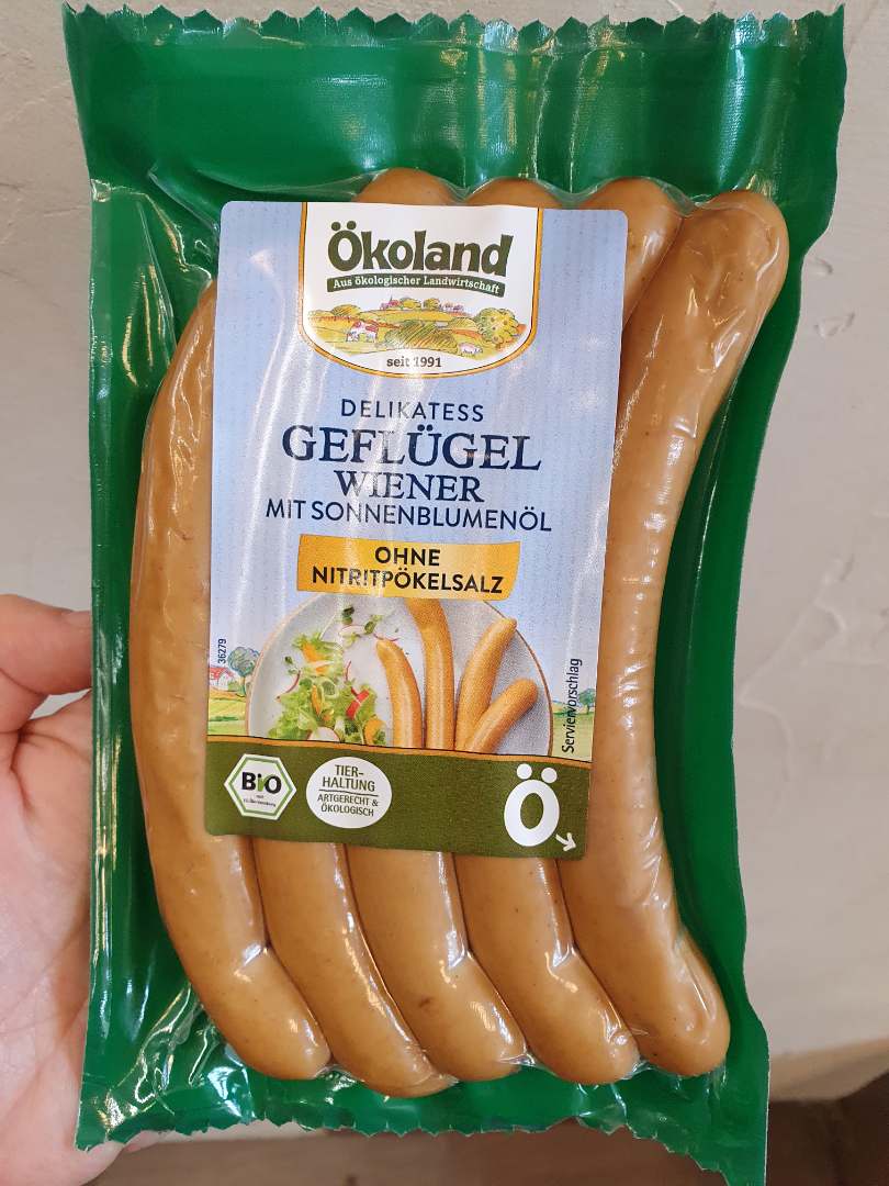 Delikatess geflugelwiener Okoland : photo du produit rappelé le 20/05/2021
