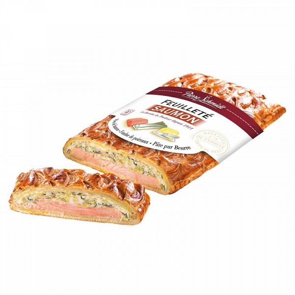Demi feuillete au saumon Pierre Schmidt : photo du produit rappelé le 06/03/2023