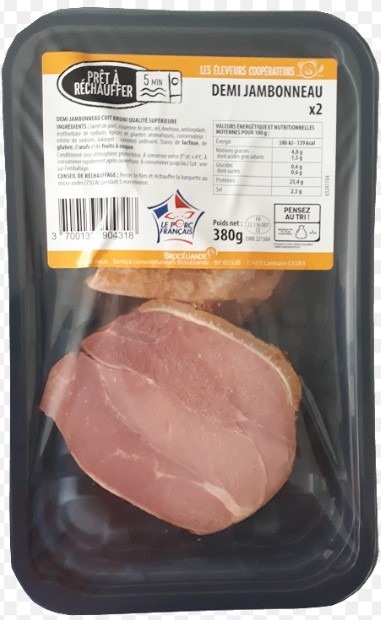 Demi jambonneau sup bruni Les Éleveurs Coopérateurs : photo du produit rappelé le 28/09/2023