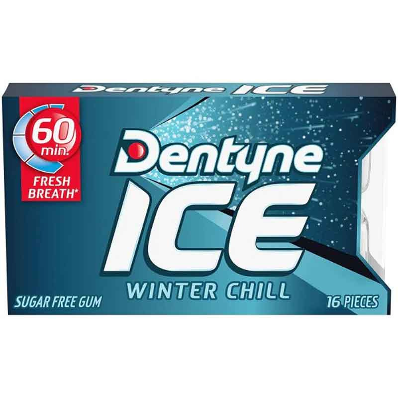 Dentyne ice winter chill : photo du produit rappelé le 19/07/2022