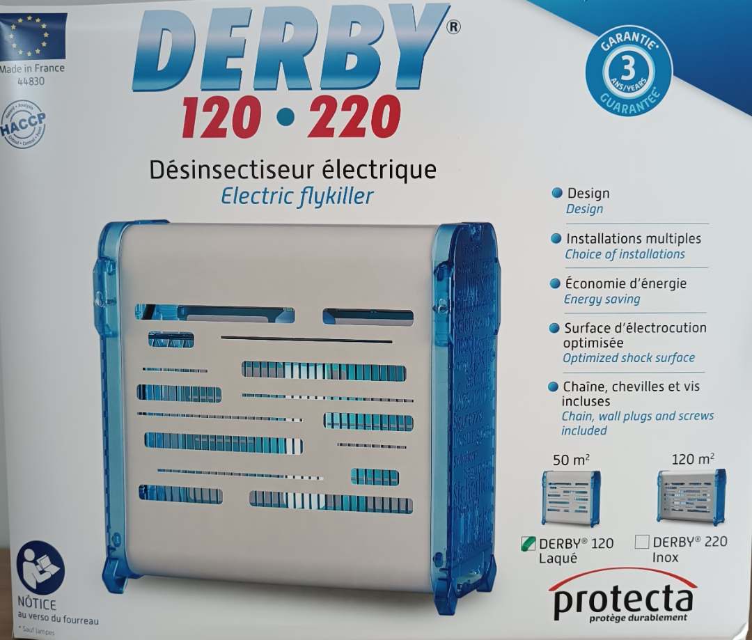 Derby 120 desinsectiseur electrique Protecta : photo du produit rappelé le 10/08/2022